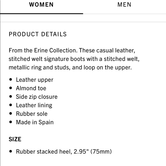 NWT See By Chloe Mid calf Erine Loafer - size 39 (US size 8) - Picture 5 of 8